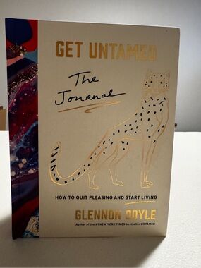 Get Untamed The Journal by - Cream & Gold Notebook